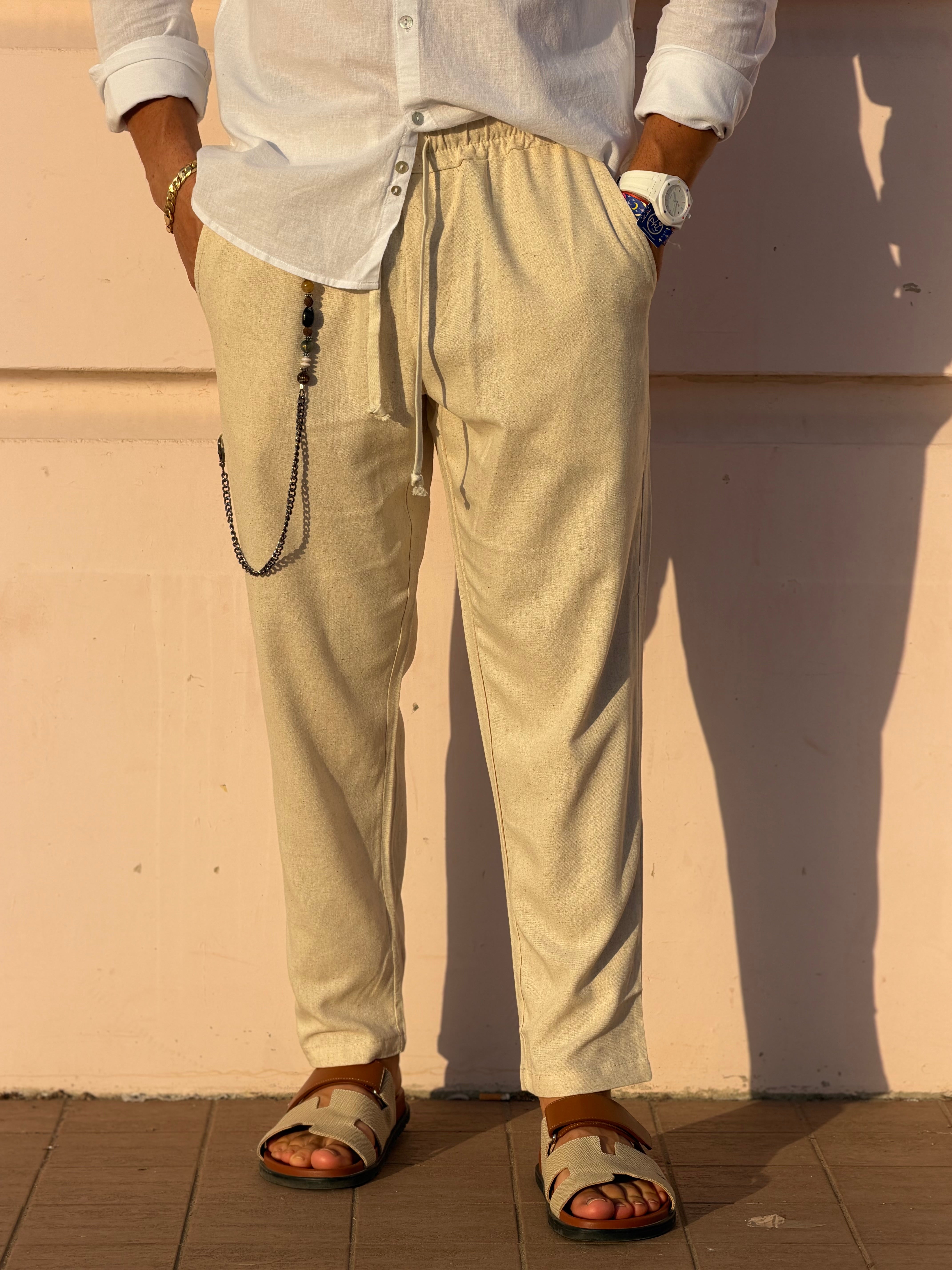 Pantalaccio Misto Lino