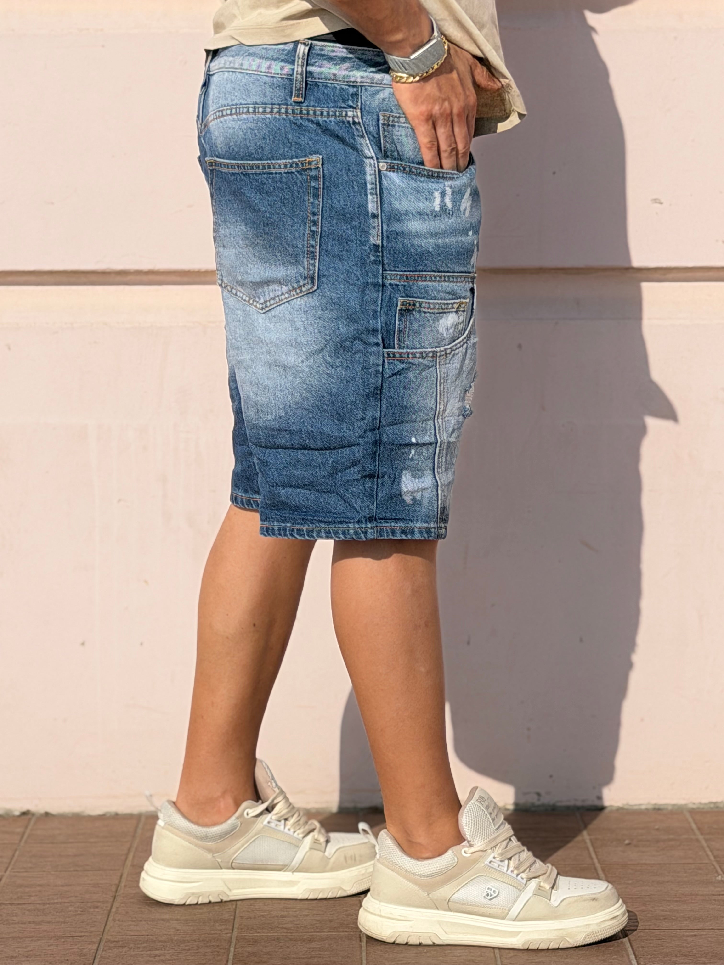 BERMUDA IN JEANS DENIM