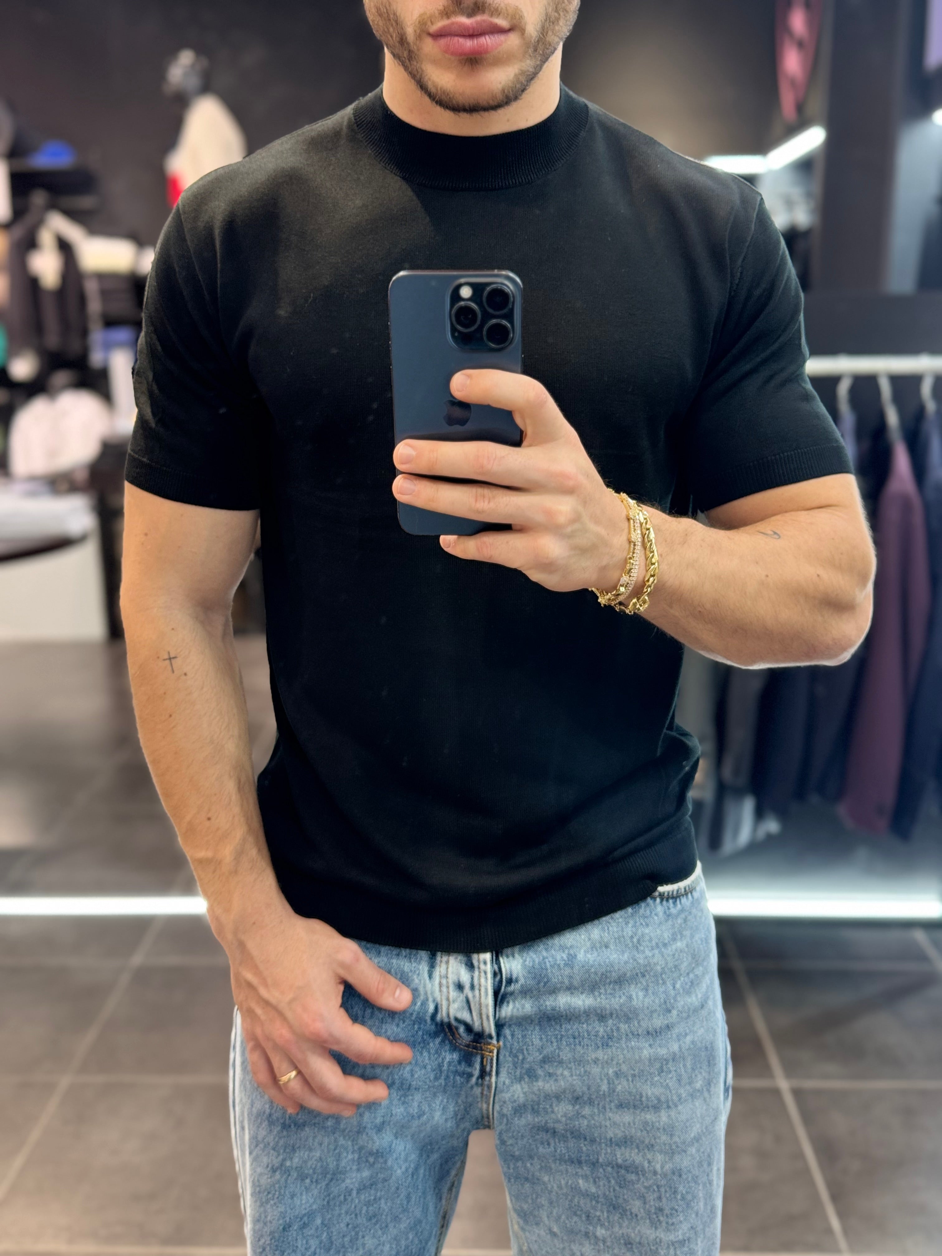 Maglia Mezzo Collo In Filo