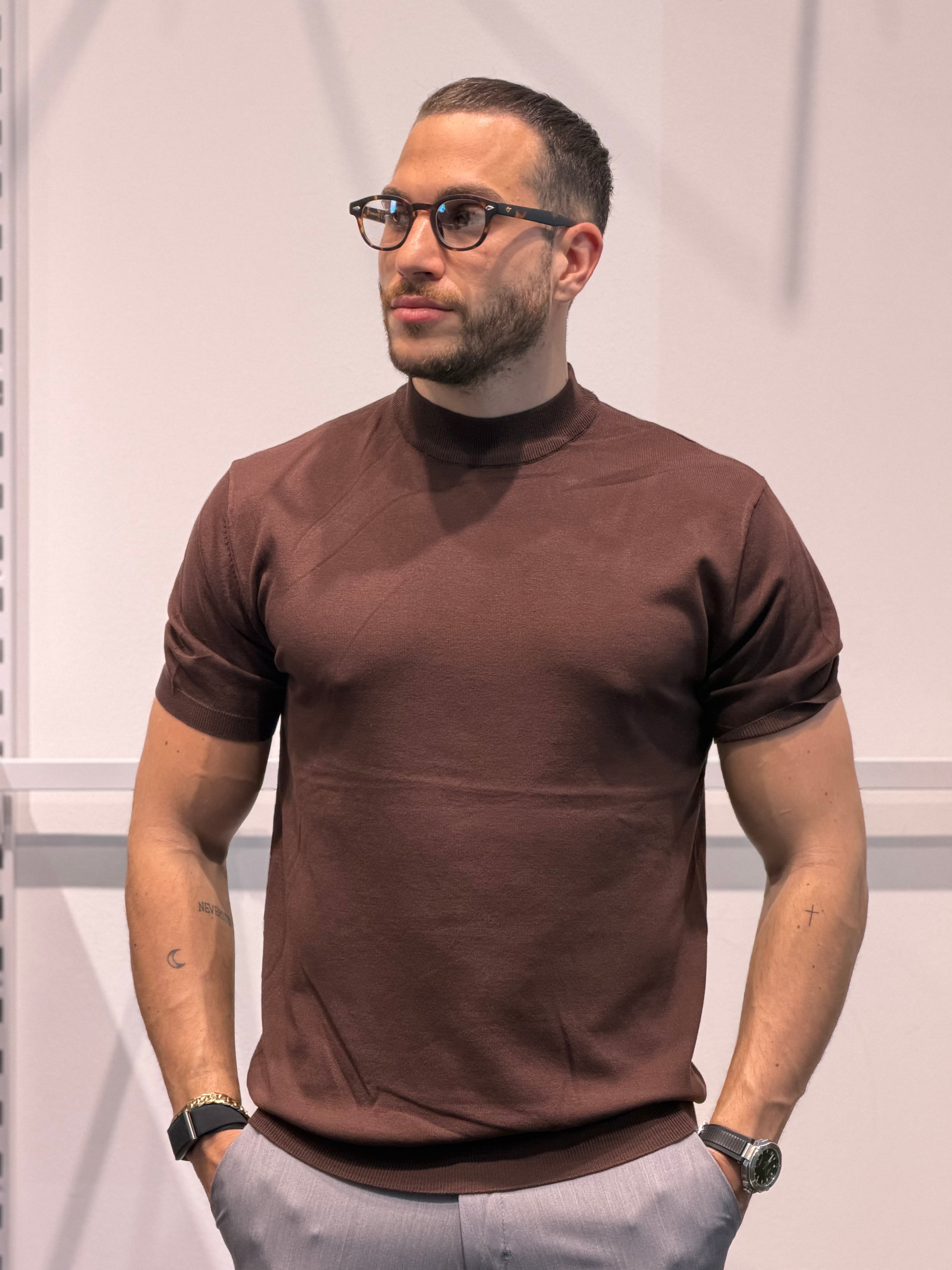Maglia Mezzo Collo In Filo