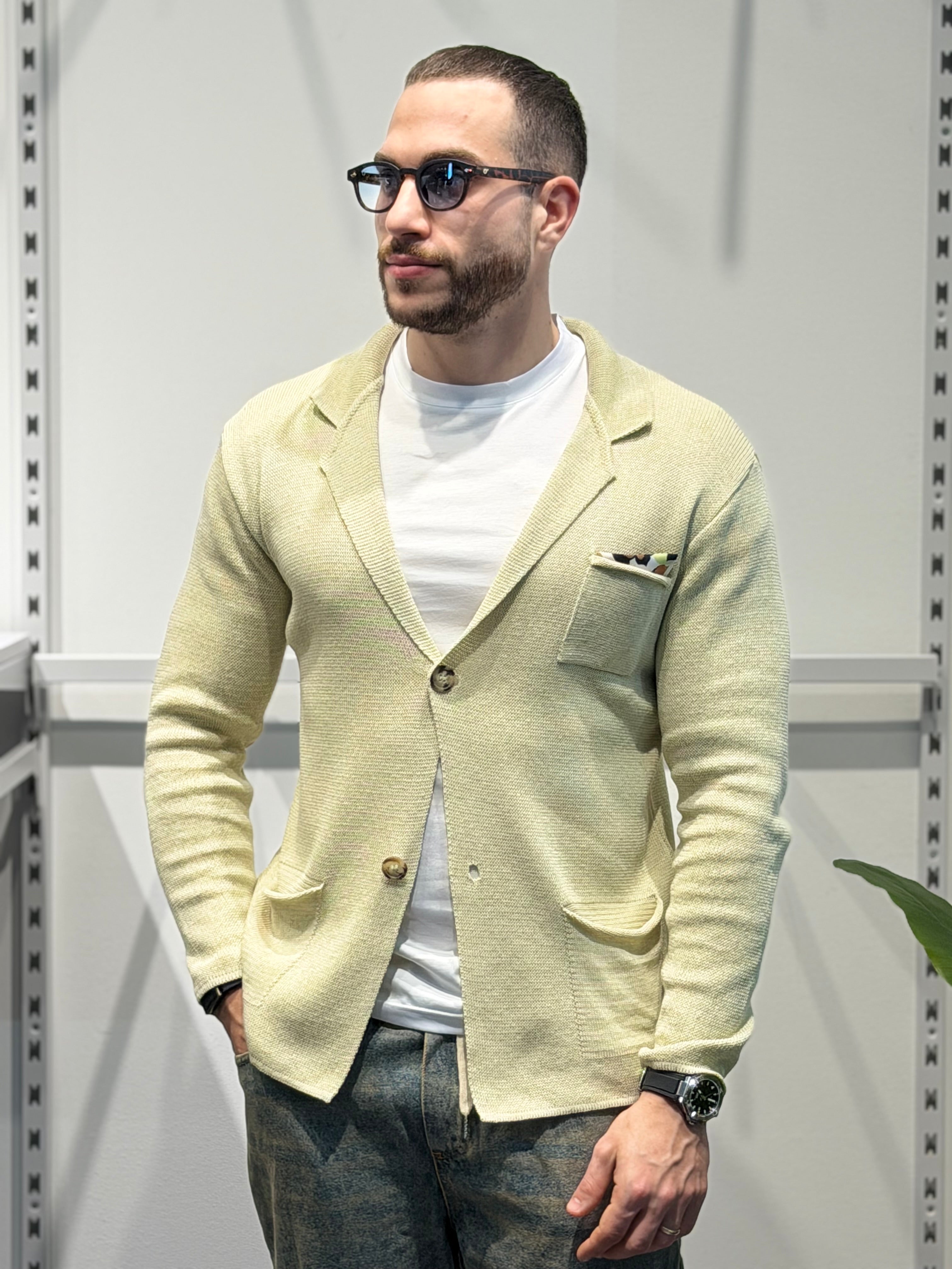 Cardigan Giacca con pochette Primaverile