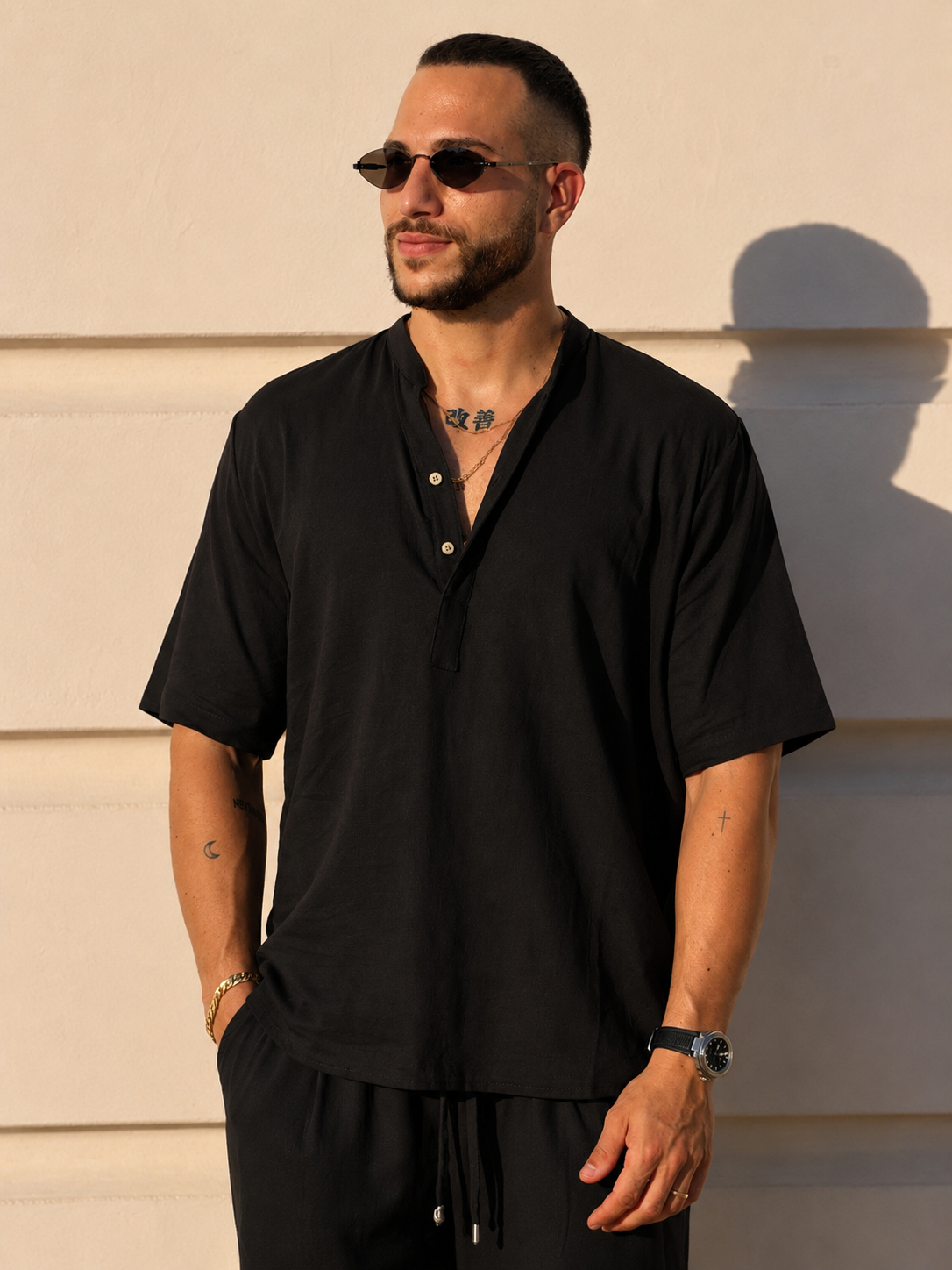 Camicia a Casacca in Lino