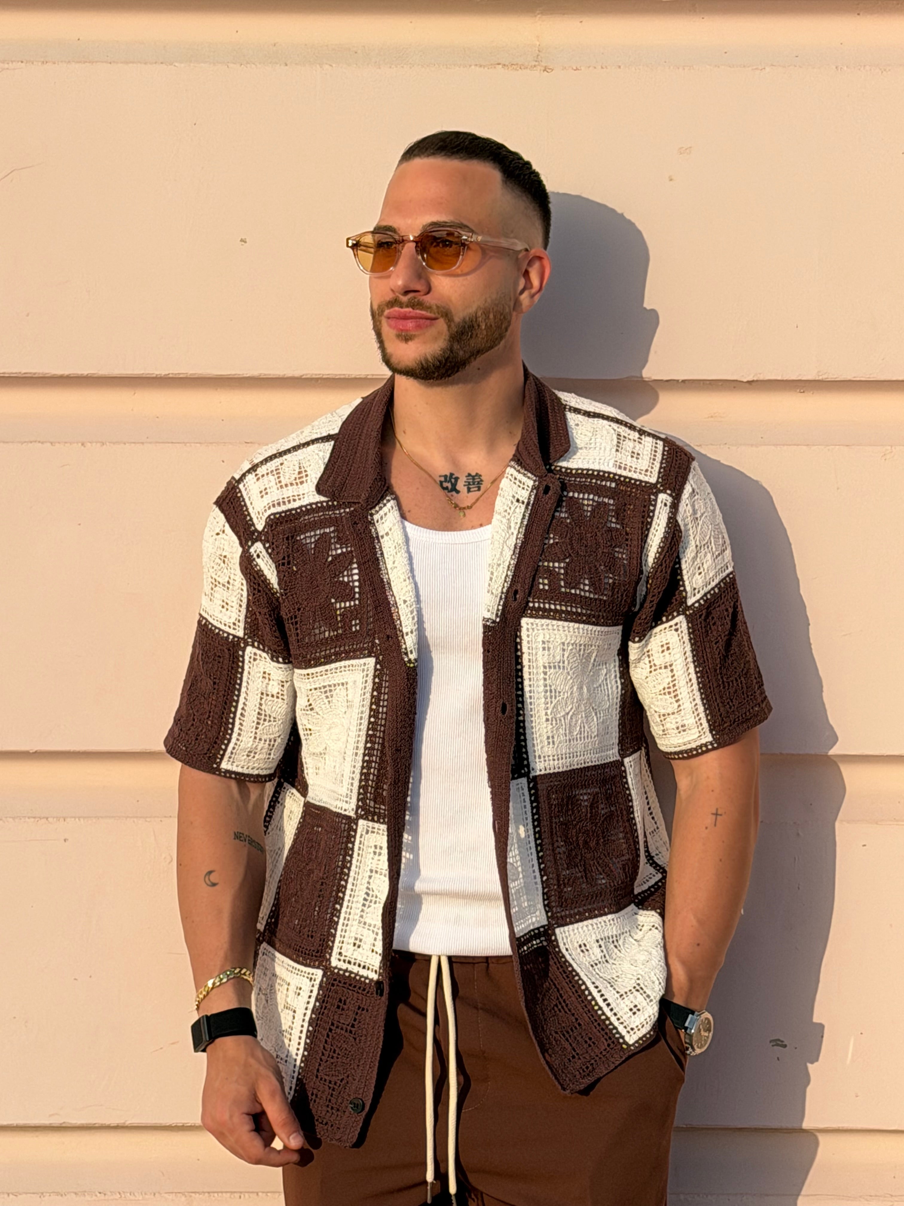Cardigan traforato