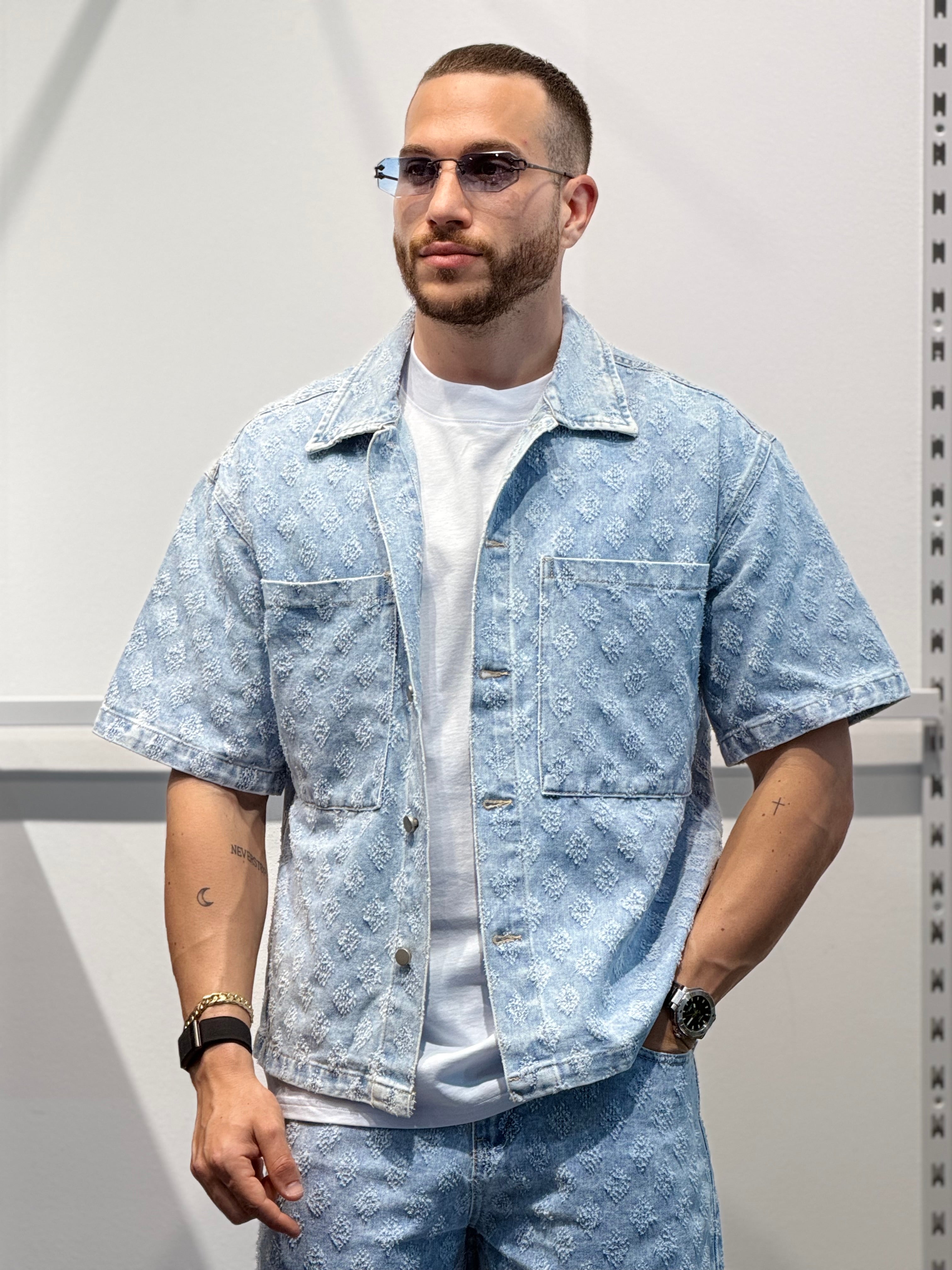 CAMICIA IN JEANS LVM