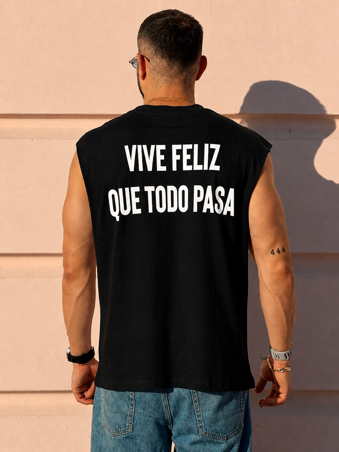 Canotta VIVE FELIZ QUE TODO PASA
