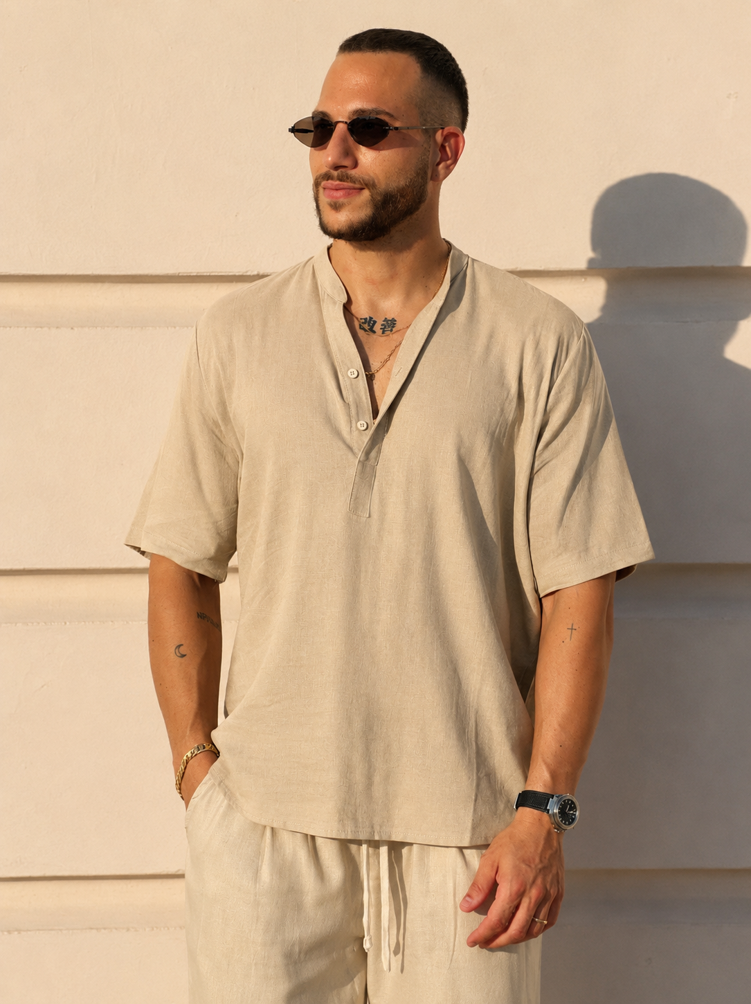 Camicia a Casacca in Lino