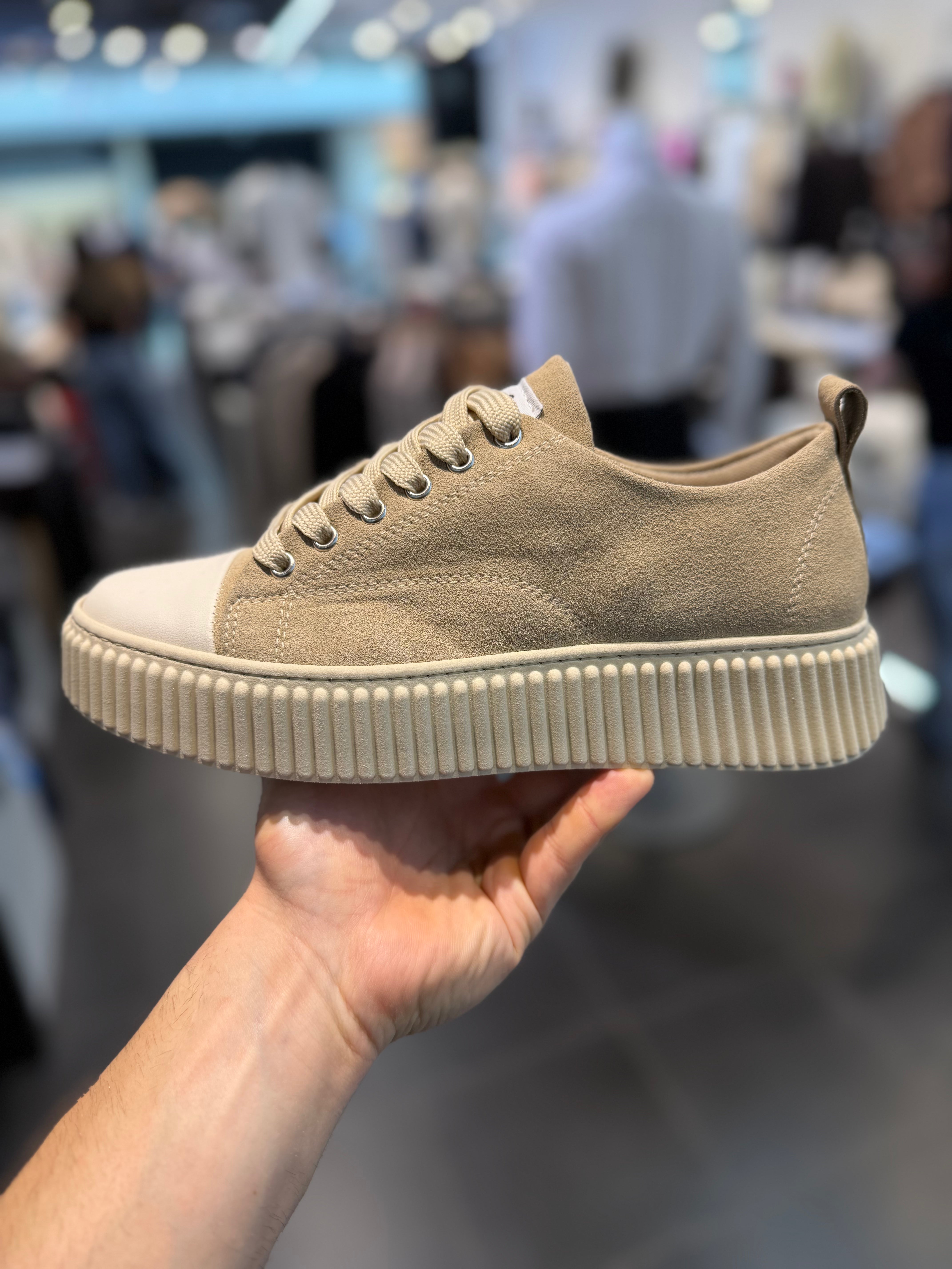 Sneakers Gommata Beige