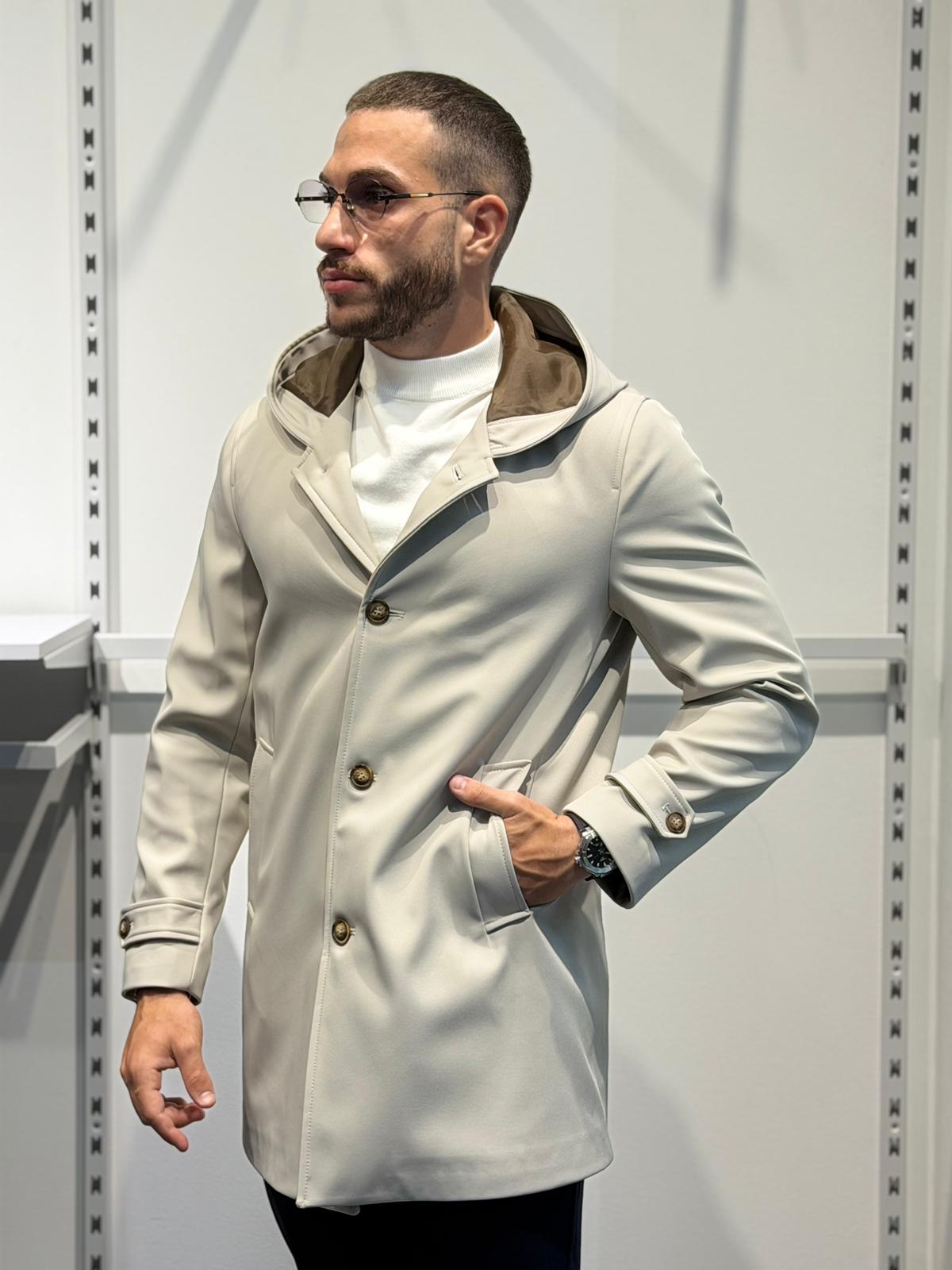 Trench Con Cappuccio