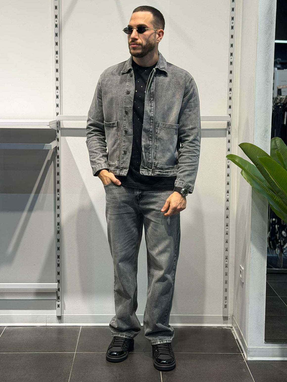 Completo In Jeans Silver