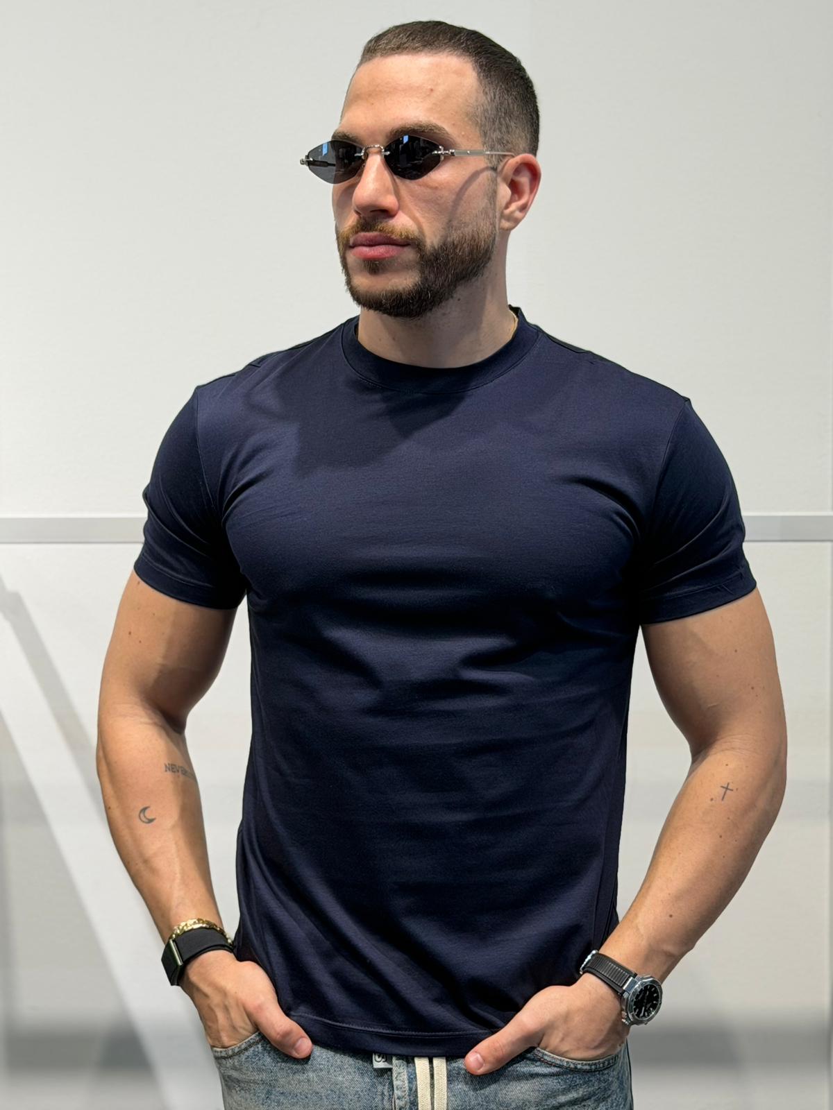 T-shirt Modal Filo di Scozia