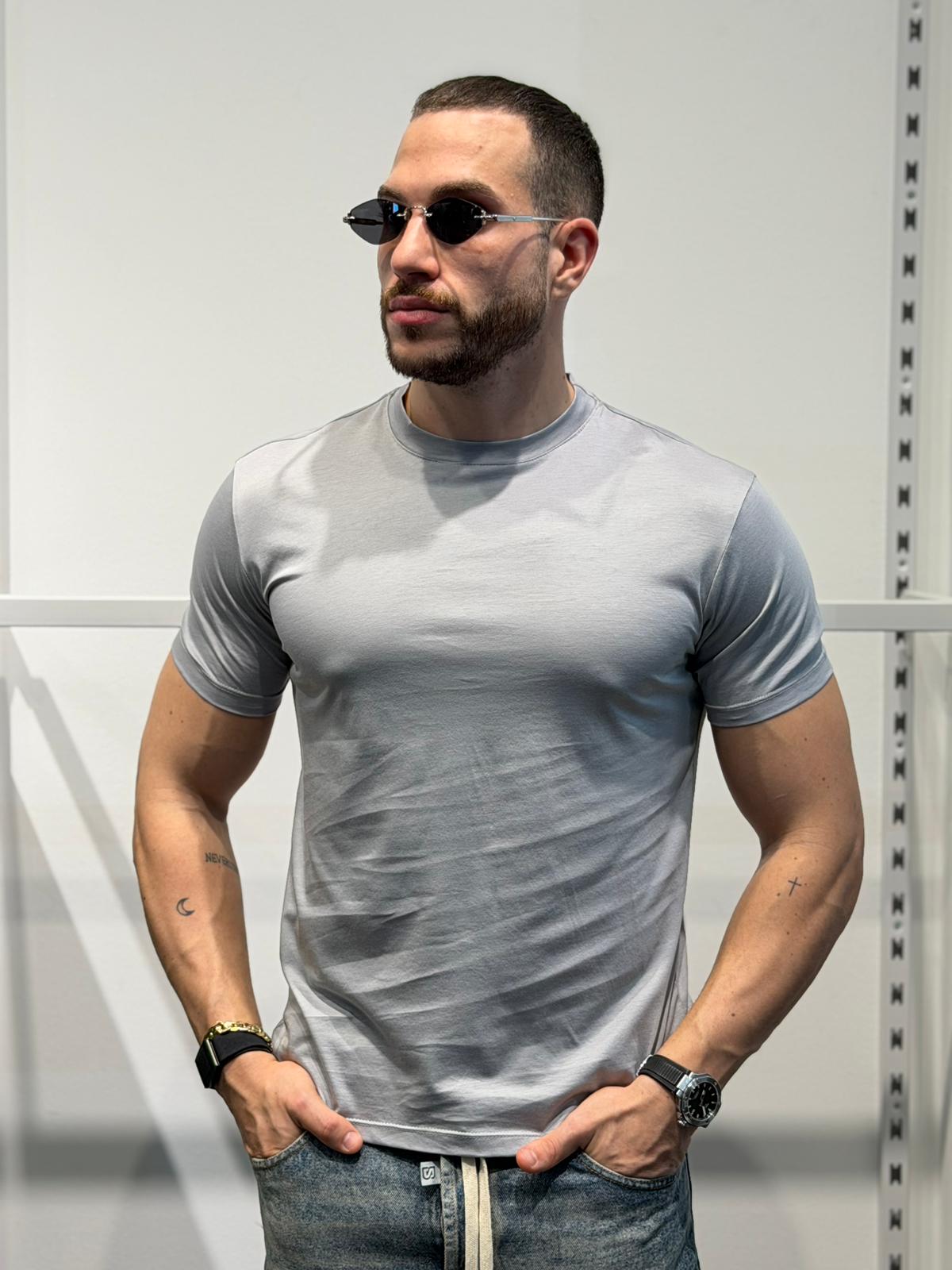 T-shirt Modal Filo di Scozia