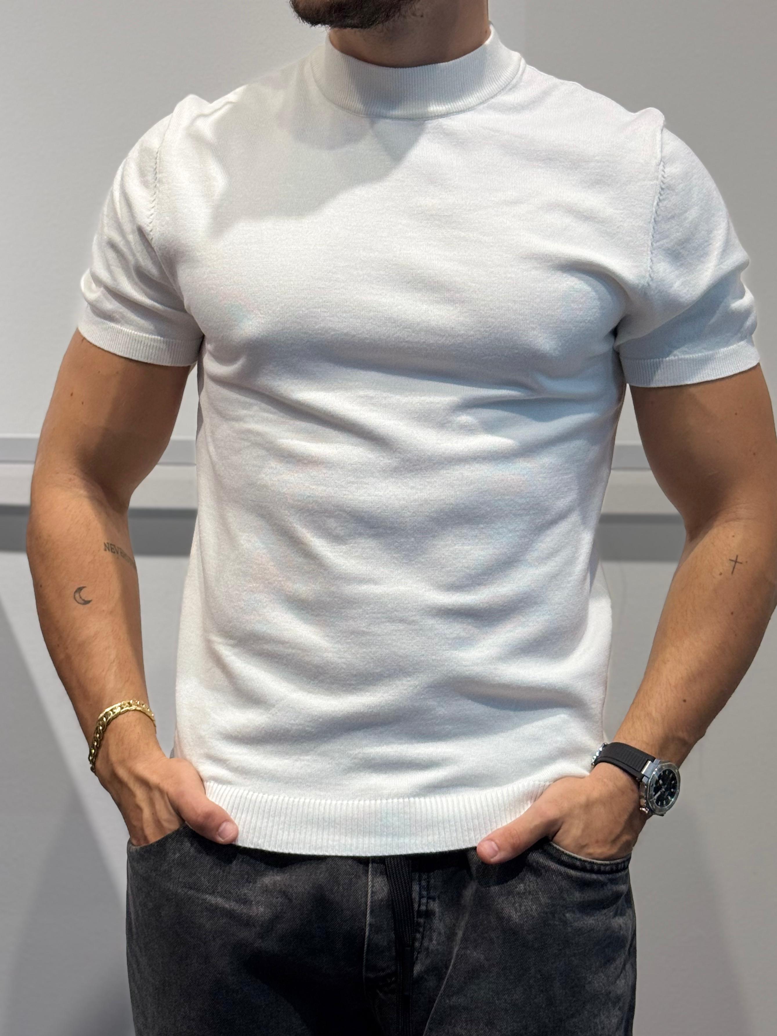 Maglia Mezzo Collo In Filo