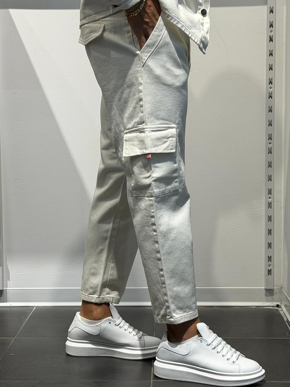 Pantalone Capri con Tasconi