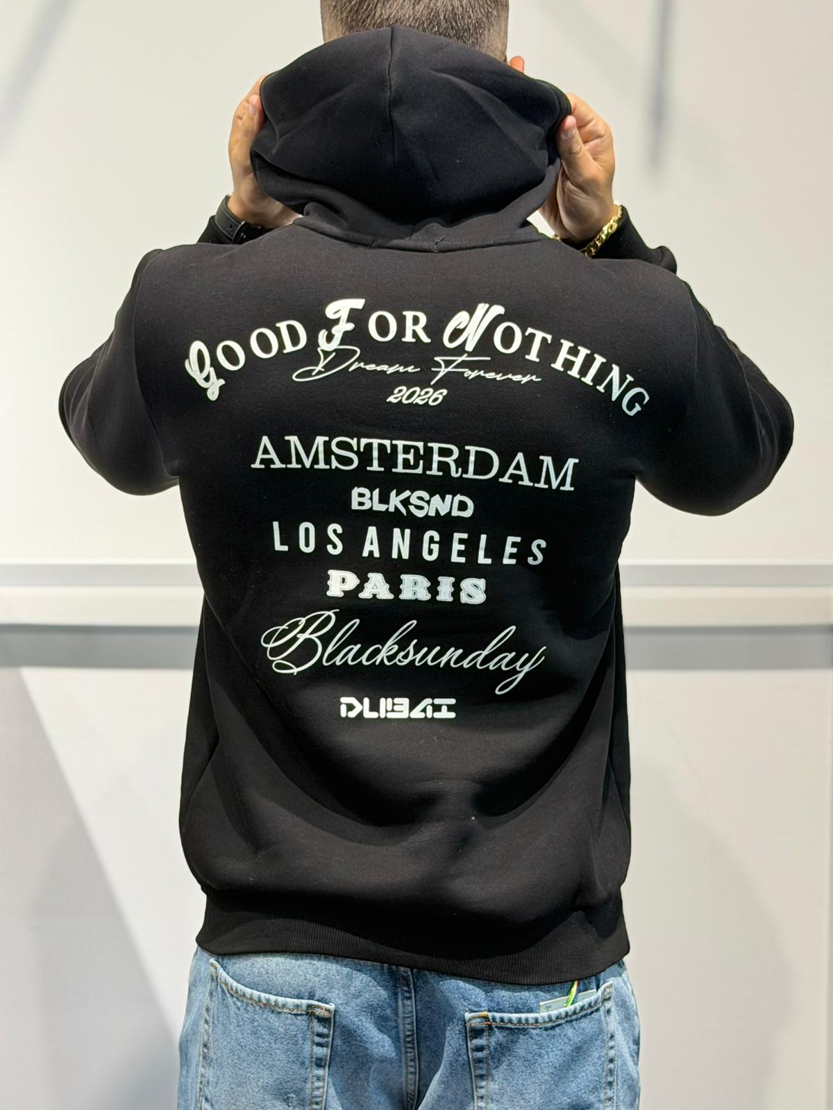 Felpa Londra Collo Alto