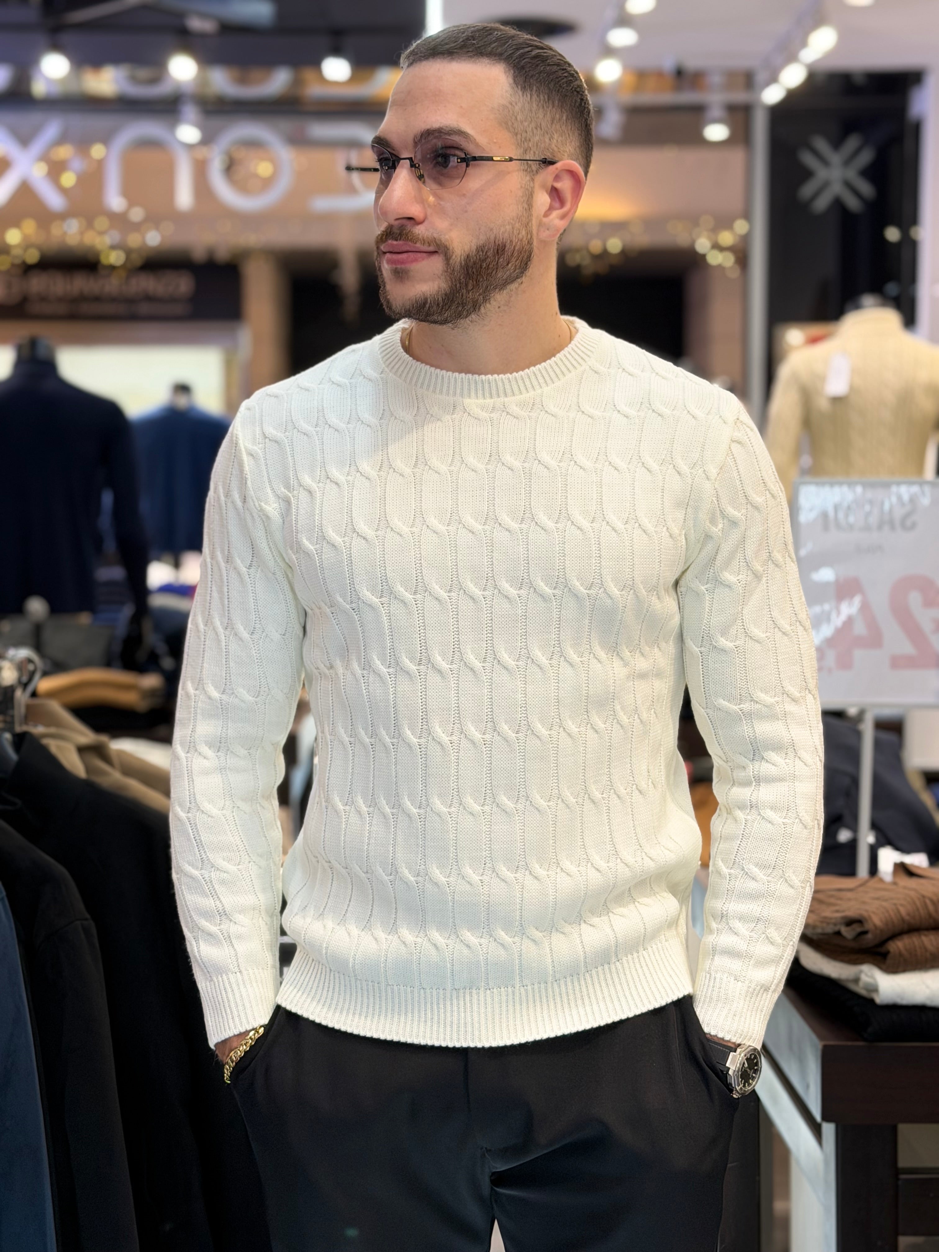 Maglione Treccia