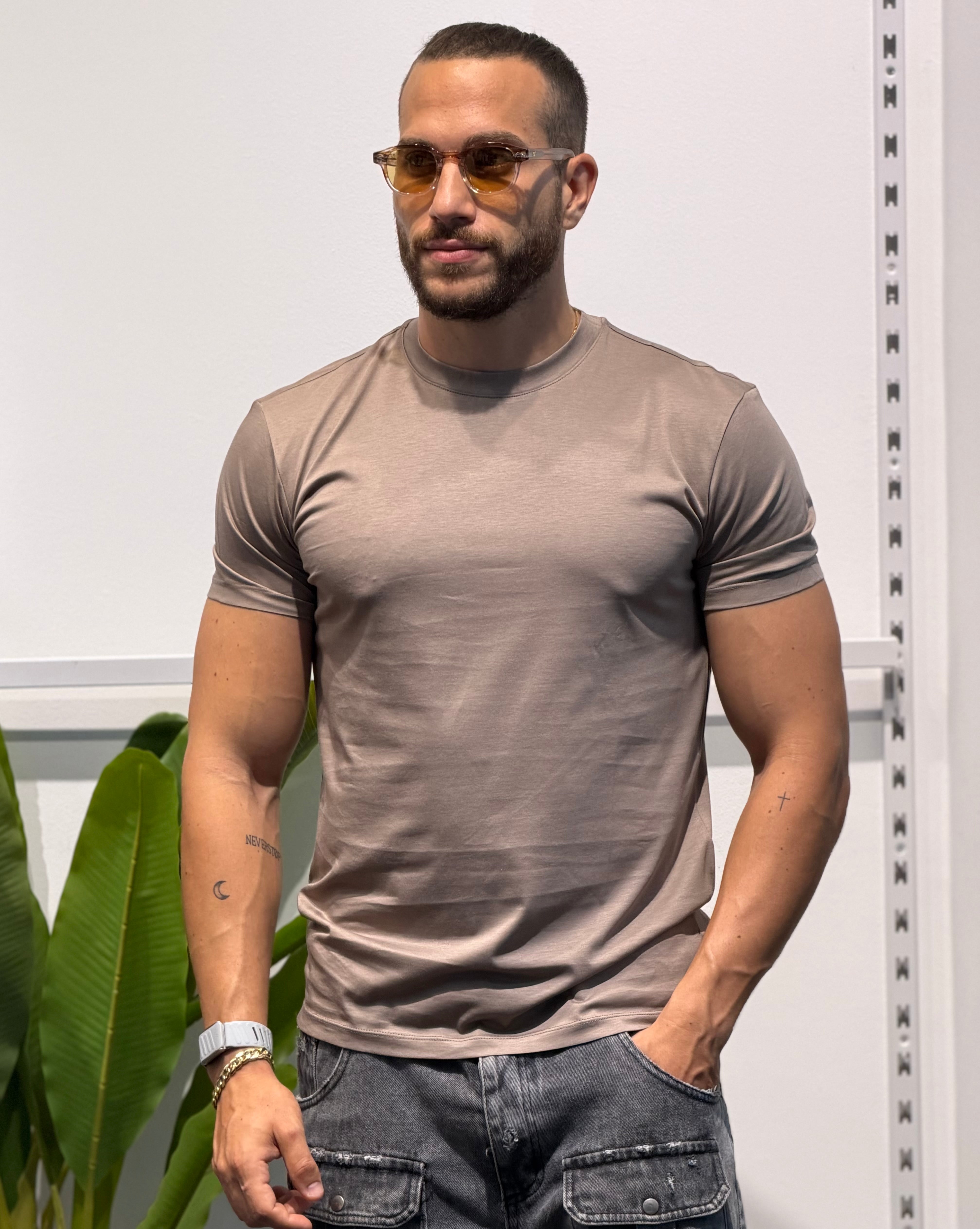 T-shirt Modal Filo di Scozia