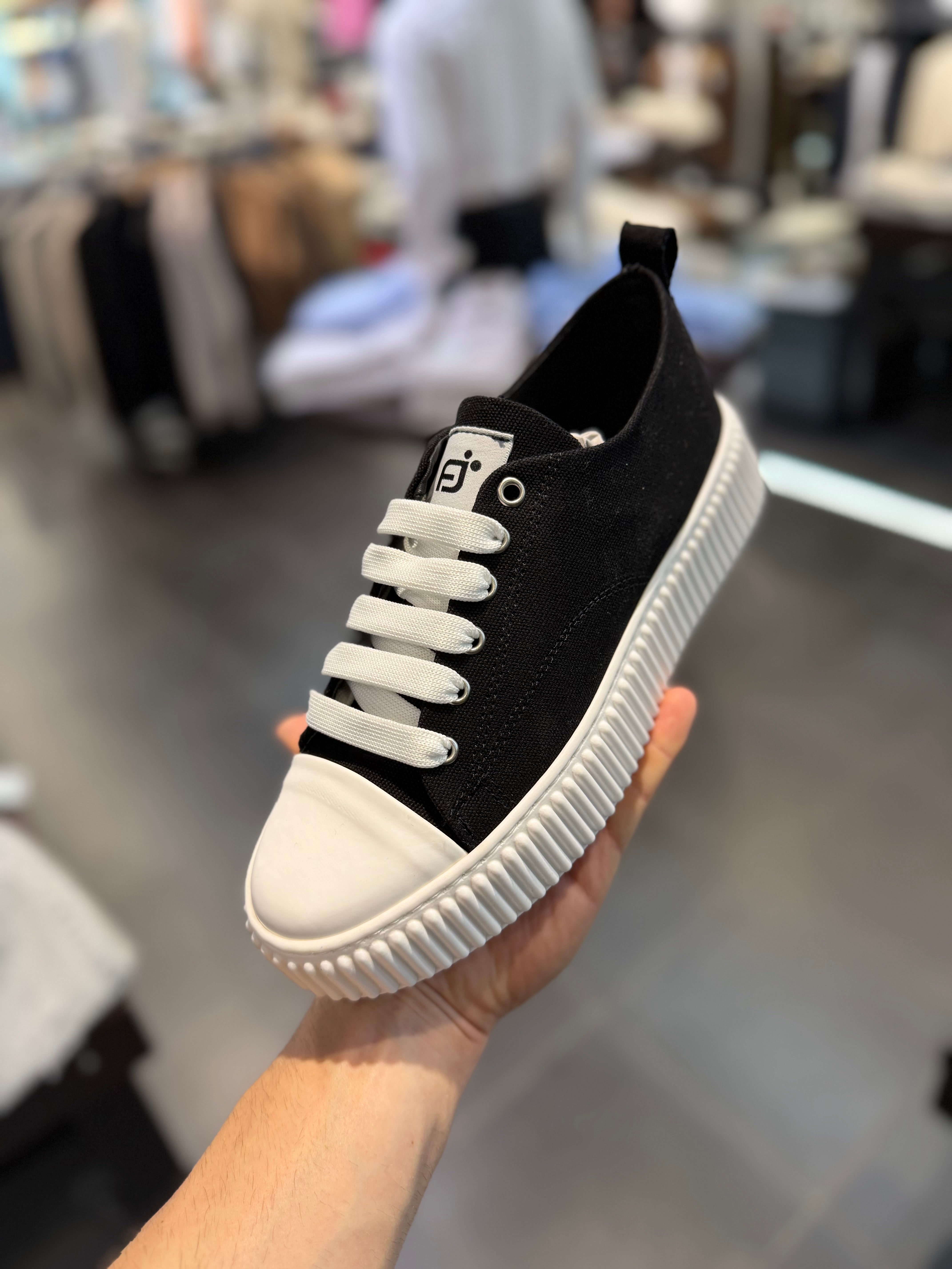 Sneakers Gommata Nera