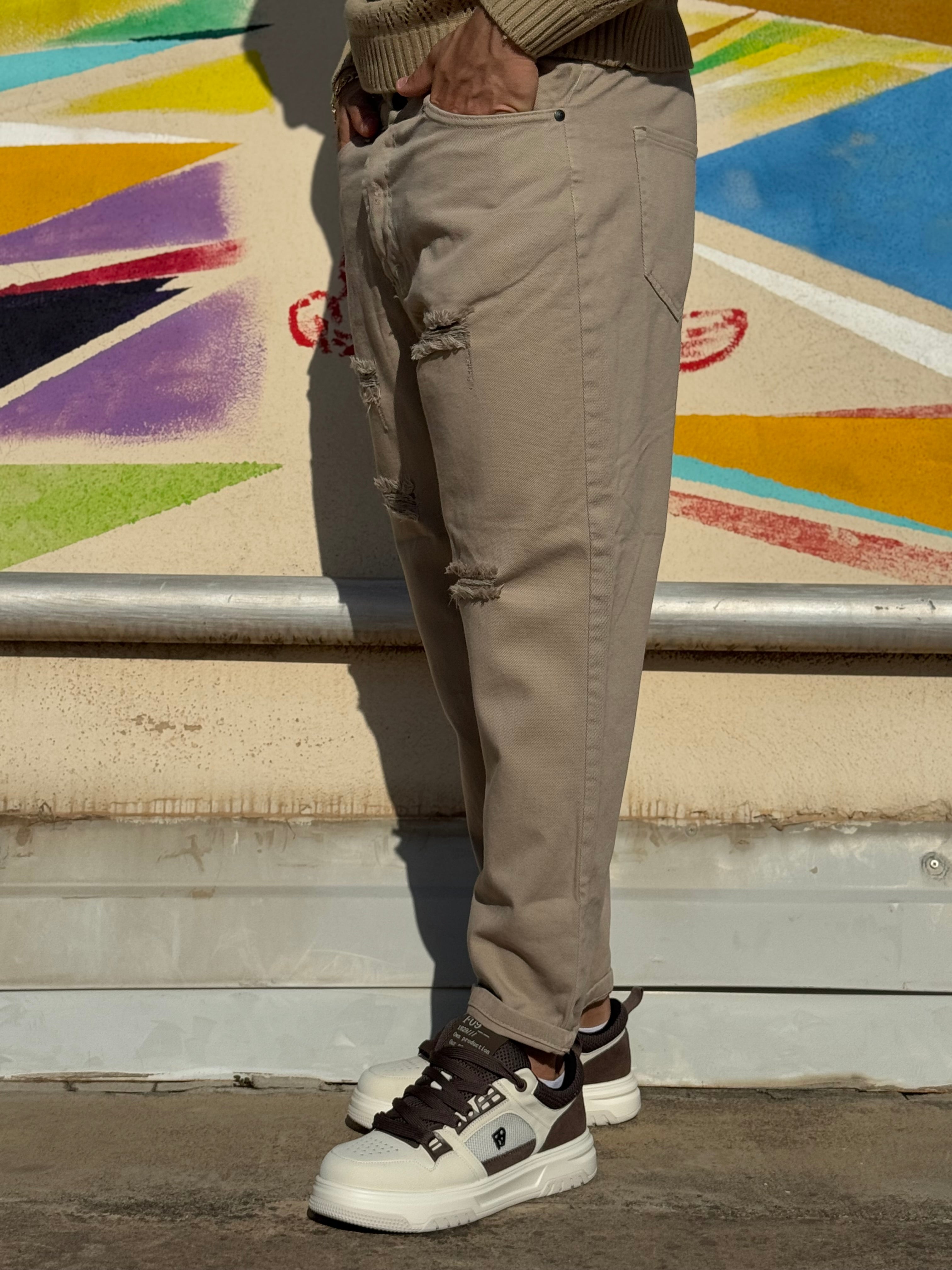 Pantalone Strappi Bronx