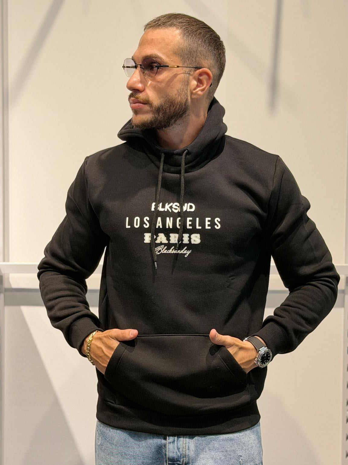 Felpa Londra Collo Alto