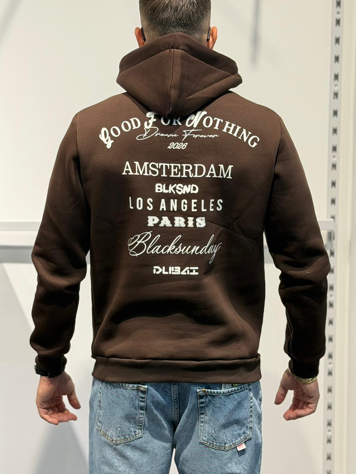 Felpa Londra Collo Alto