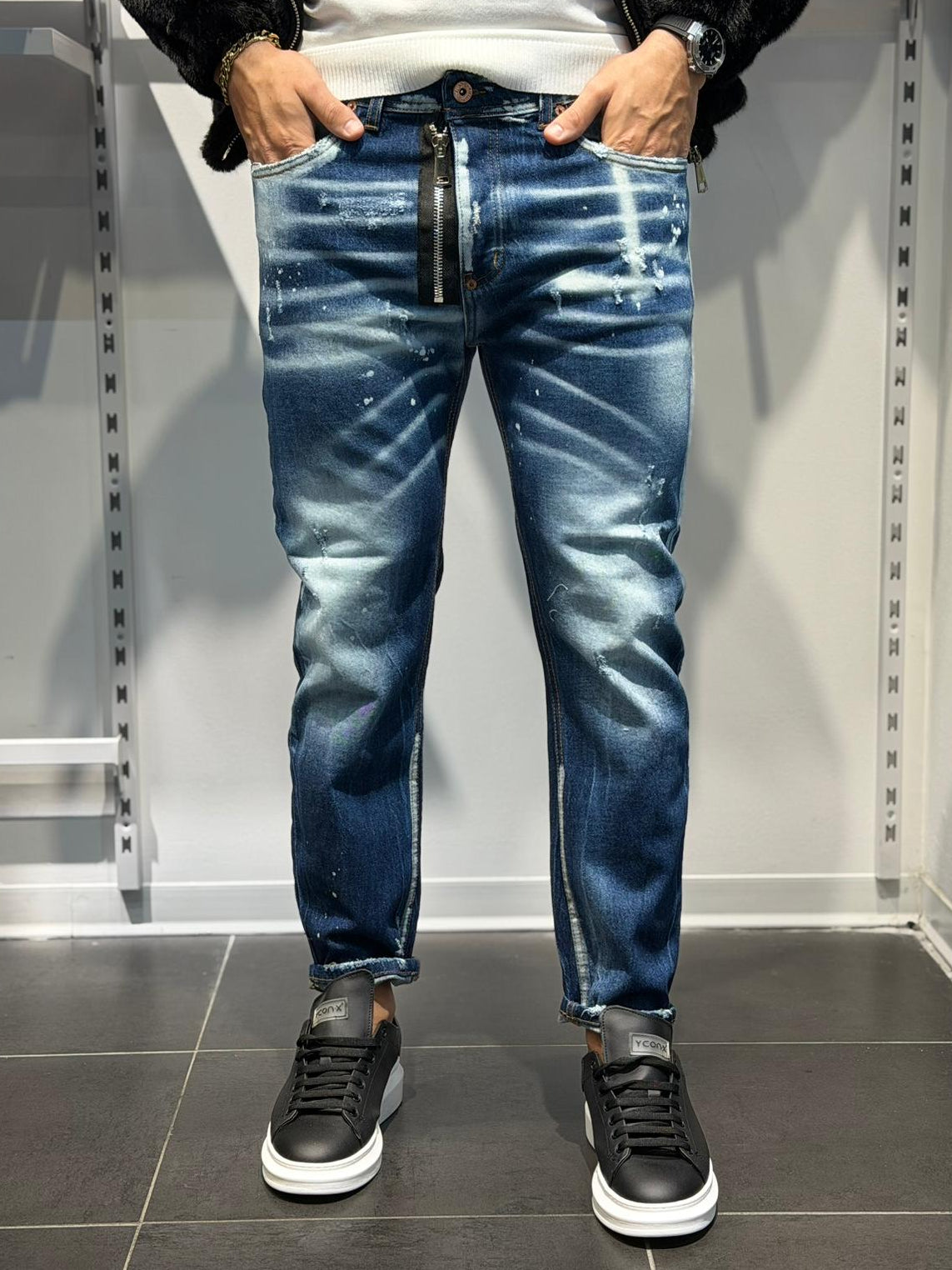 Jeans Cianotic Zip