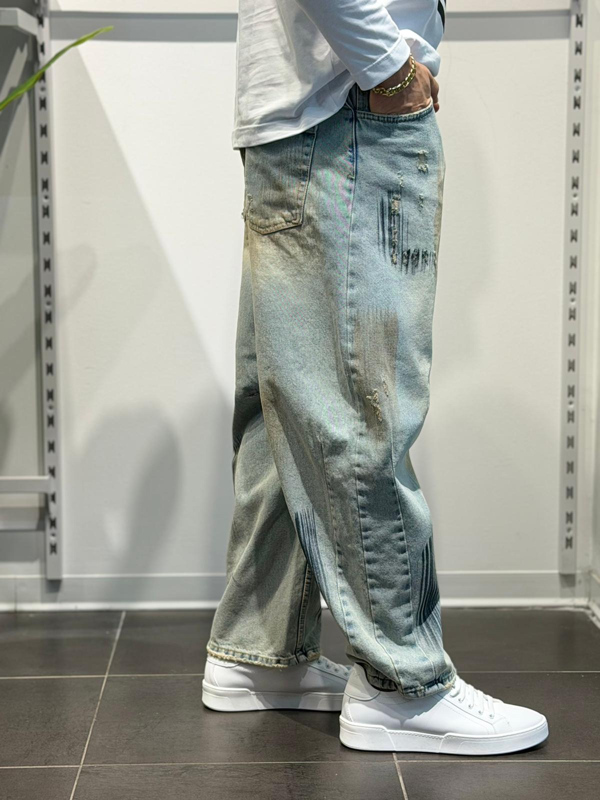 Jeans Baggy Sabbiato