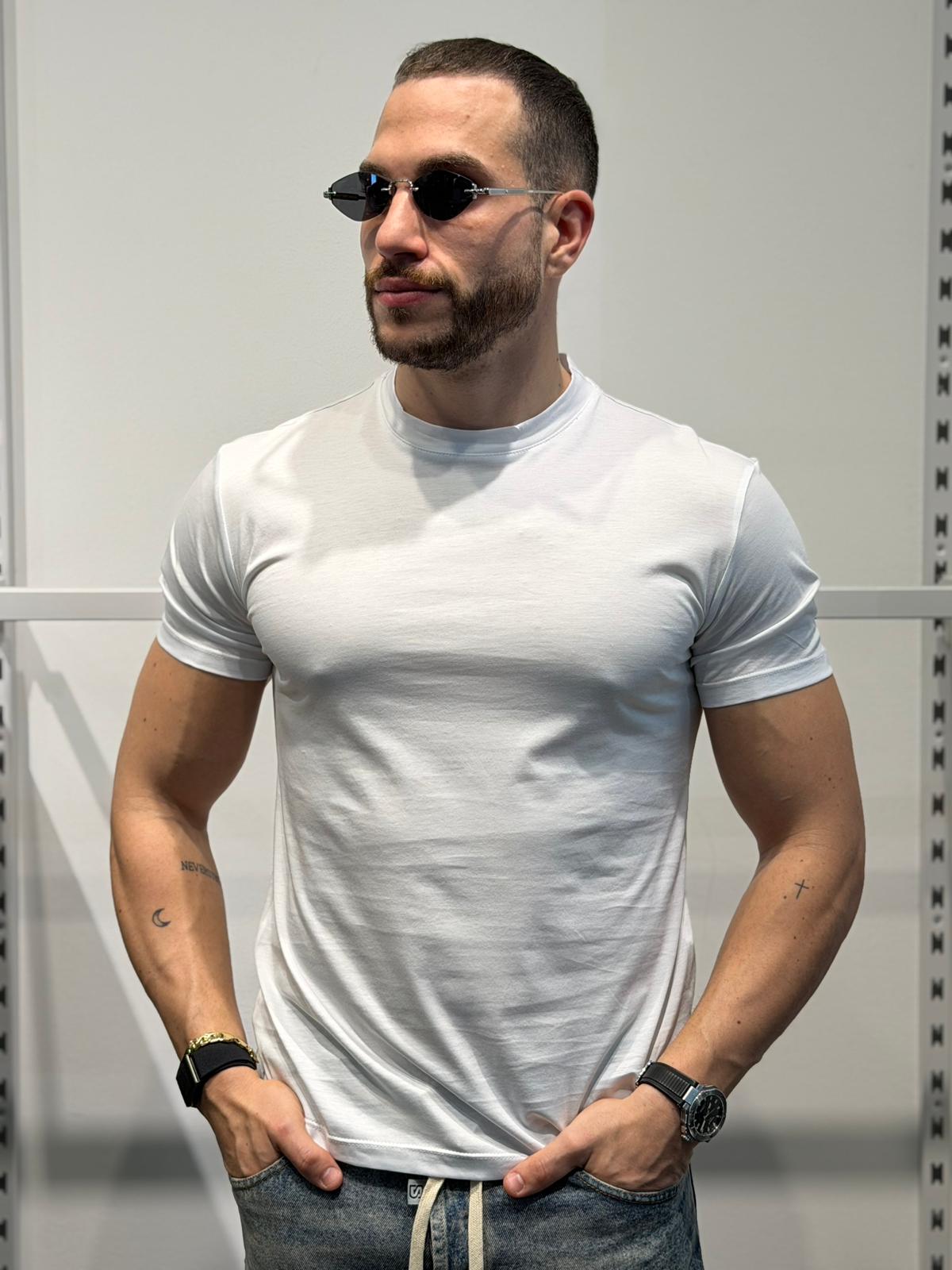 T-shirt Modal Filo di Scozia