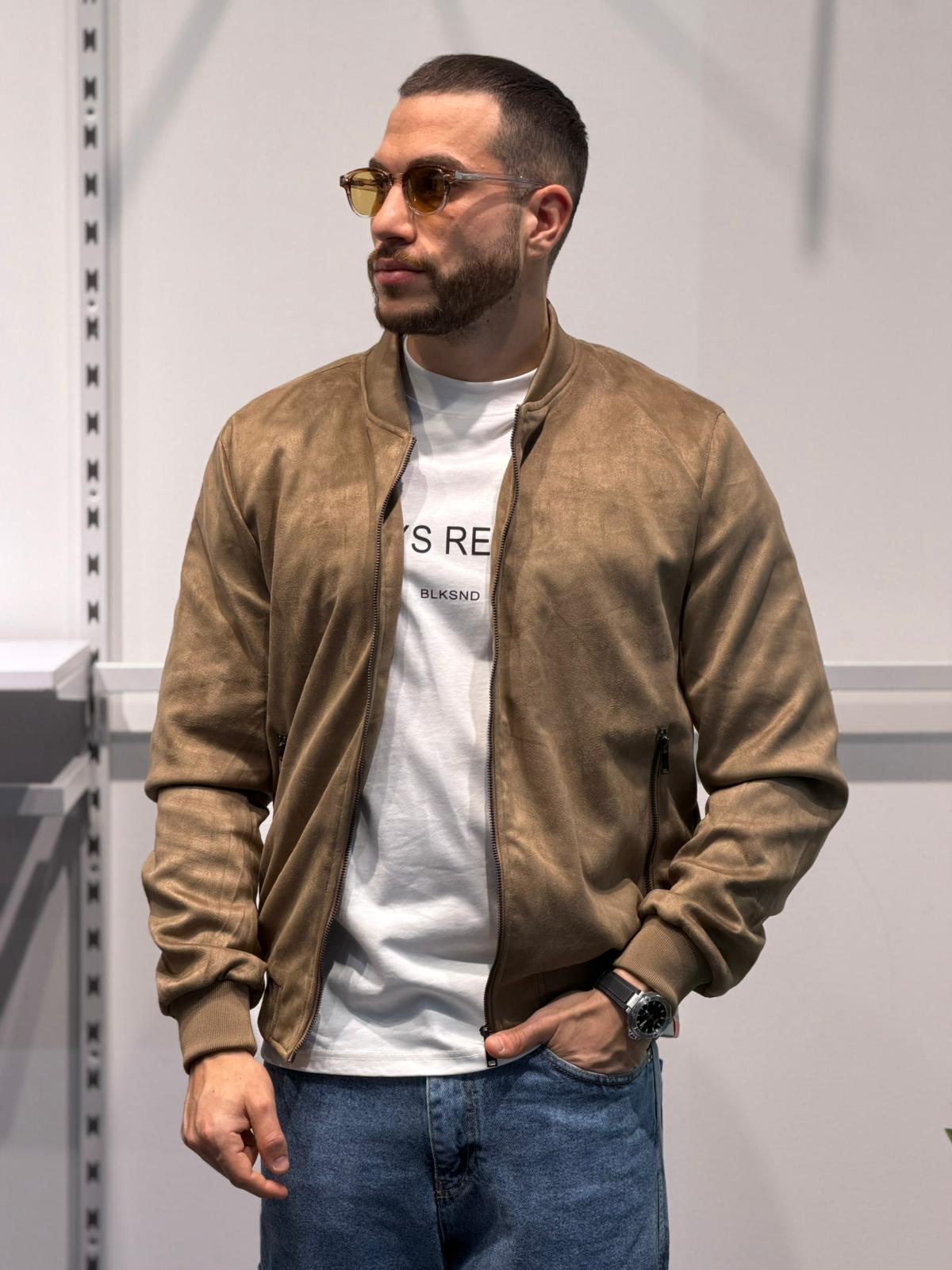 Giubbotto Eco Camoscio Primaverile