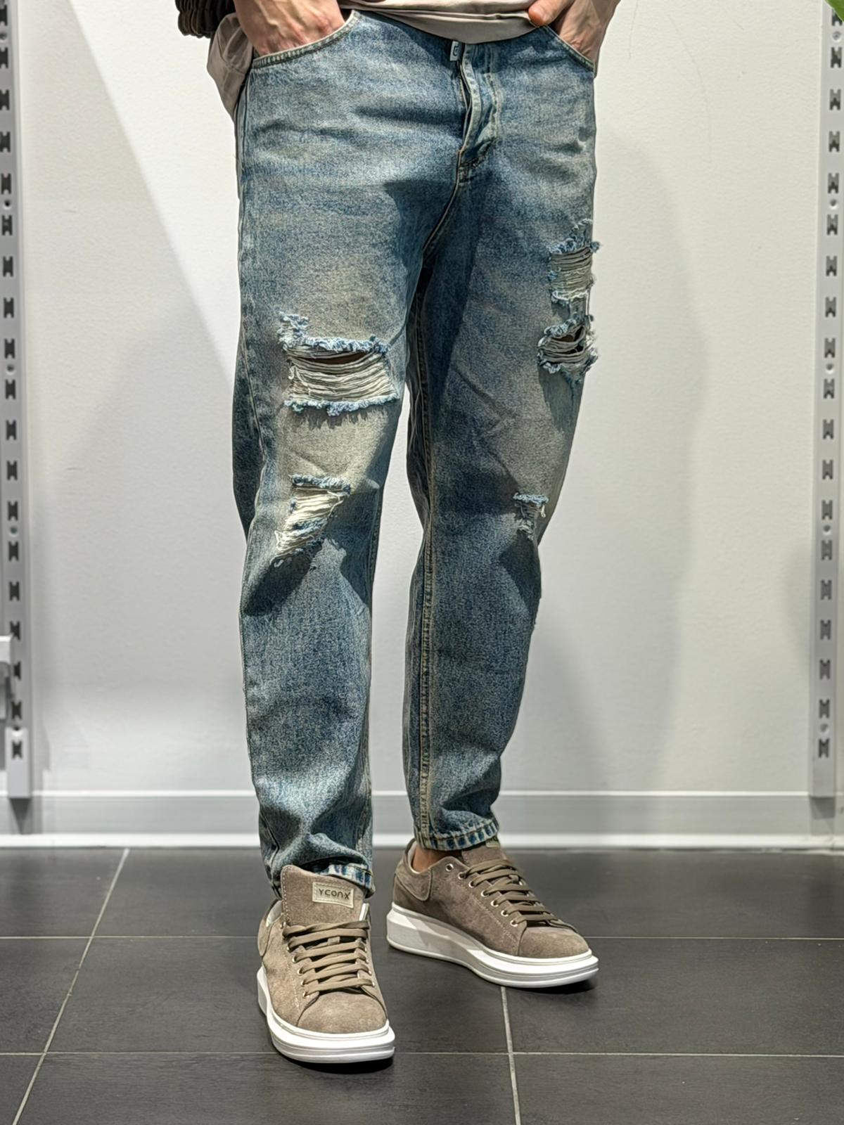 Jeans Sabbiato Coulisse